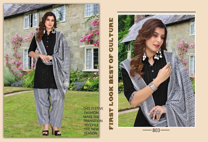 Riyaa Suhani 1 New Cotton Printed Ethnic Wear Kurti Pant With Dupatta Readymade Suit Collection